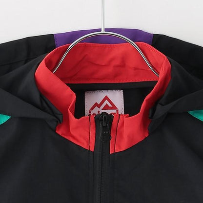 【防潑水】拼接款登山夾克