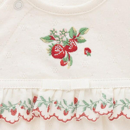 野草莓刺繡兩用連體衣