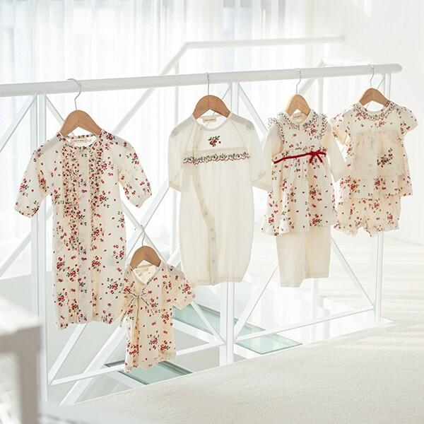 野草莓刺繡兩用連體衣