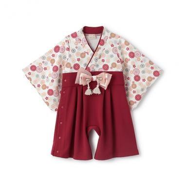 女童和服風連體衣