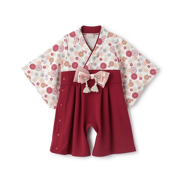女童和服風連體衣