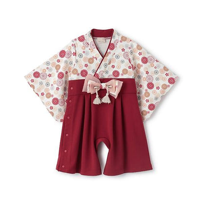 女童和服風連體衣