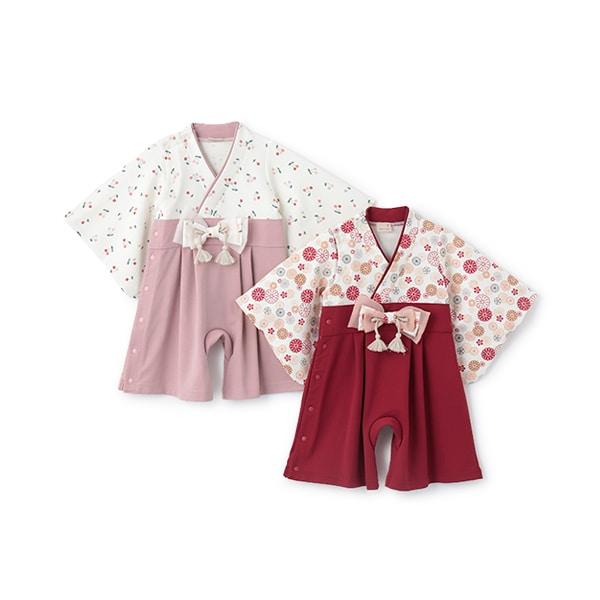 女童和服風連體衣