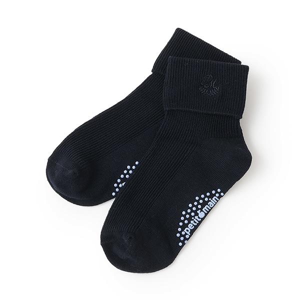 刺繡中筒襪