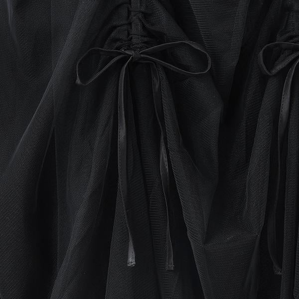 【LTXC】褶皺網紗半身裙