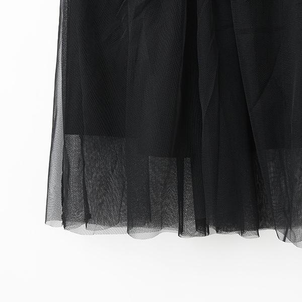 【LTXC】褶皺網紗半身裙