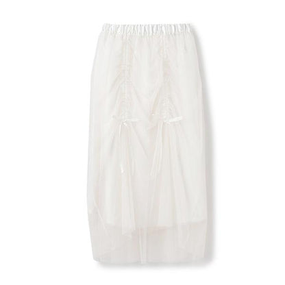 【LTXC】褶皺網紗半身裙