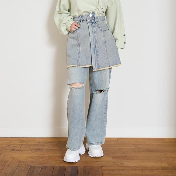 【LTXC】2WAY裹身半身裙