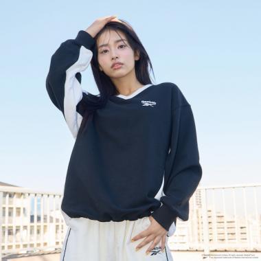 【Reebok】寬鬆衛衣