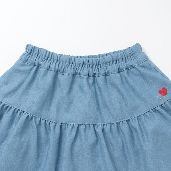 愛心圖案雙面穿裙（100-130cm）