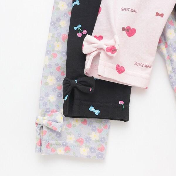 可選3種圖案 七分打底褲（80-90cm）