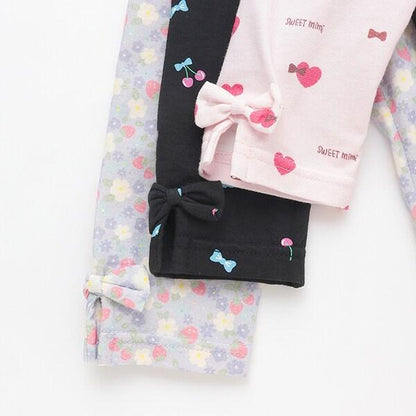 可選3種圖案 七分打底褲（80-90cm）