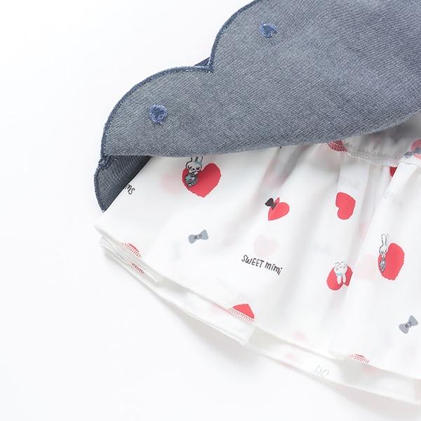 愛心圖案雙面穿裙（100-130cm）