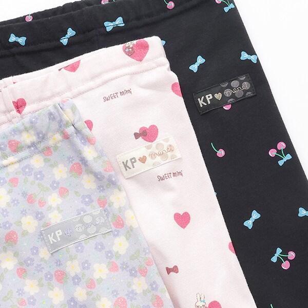 可選3種圖案 七分打底褲（100-130cm）