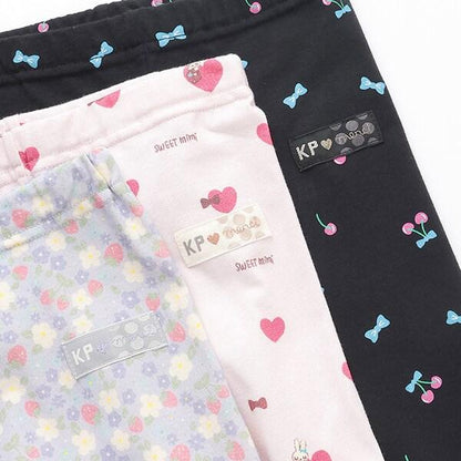 可選3種圖案 七分打底褲（100-130cm）