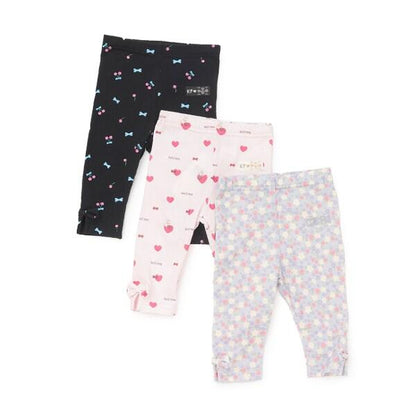 可選3種圖案 七分打底褲（100-130cm）