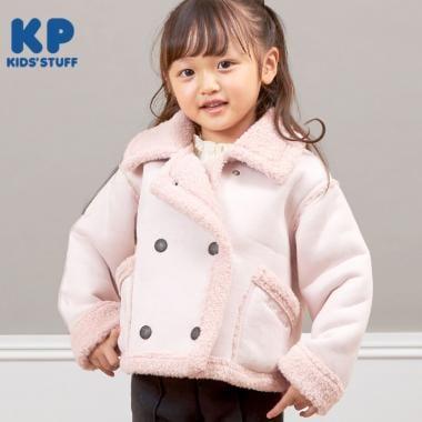 KP 閃光仿麂皮大衣（110～140）