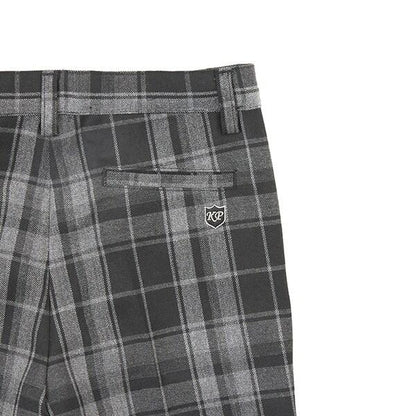 KPBOY格紋彈力中褲(110～130)