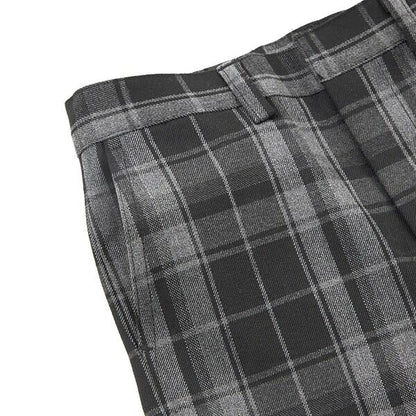 KPBOY格紋彈力中褲(110～130)