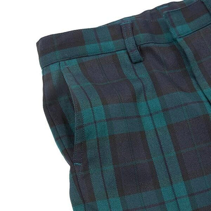 KPBOY格紋彈力中褲(110～130)