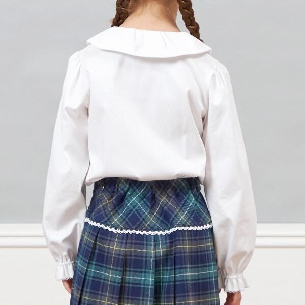 KP（ケーピー）褶皺領女童襯衫（90～130）