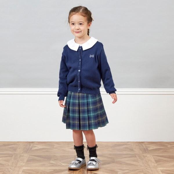 KP（ケーピー）褶皺領女童襯衫（90～130）