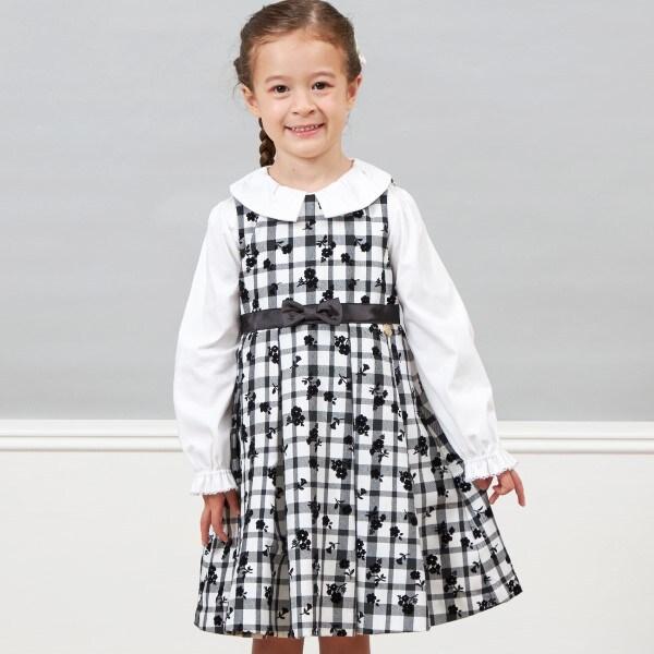 KP（ケーピー）褶皺領女童襯衫（90～130）