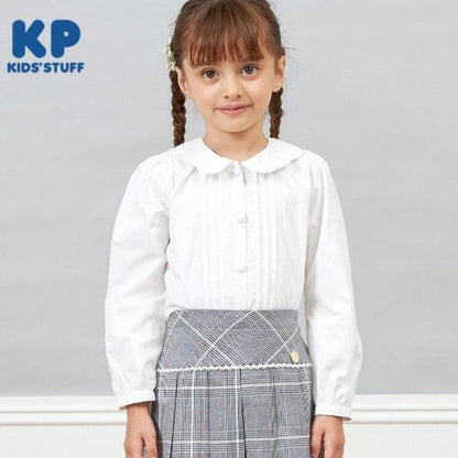 KP(ケーピー)波浪邊領口襯衫（110～130）