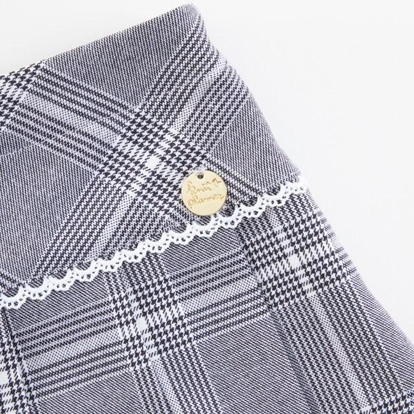 KP格紋百褶裙（110～130）