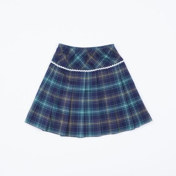 KP格紋百褶裙（110～130）