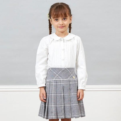 KP格紋百褶裙（110～130）