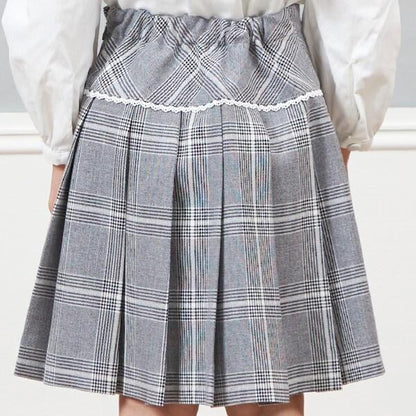 KP格紋百褶裙（110～130）