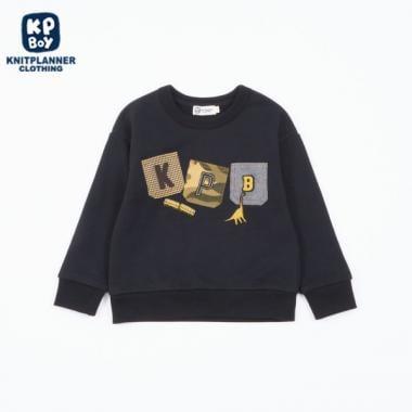 KPBOY KPB徽章口袋裝飾衛衣（80～140）