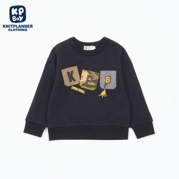 KPBOY KPB徽章口袋裝飾衛衣（80～140）