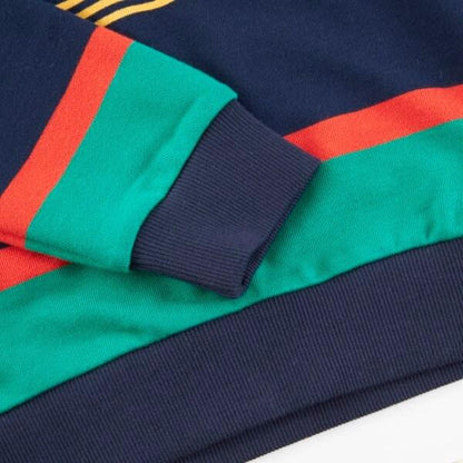 KPBOY拼接條紋POLO領衛衣（100～160）