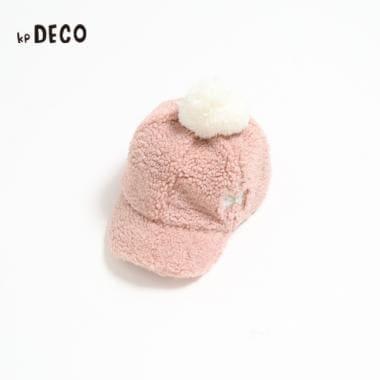 KPDECO 羊羔絨毛球裝飾棒球帽（M～L）
