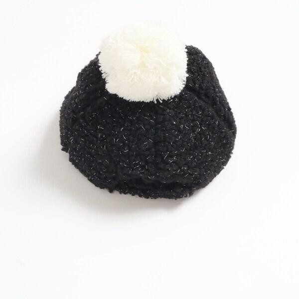 KPDECO 羊羔絨毛球裝飾棒球帽（M～L）