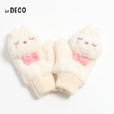 KPDECO 立體耳朵裝飾連指手套（S～M）