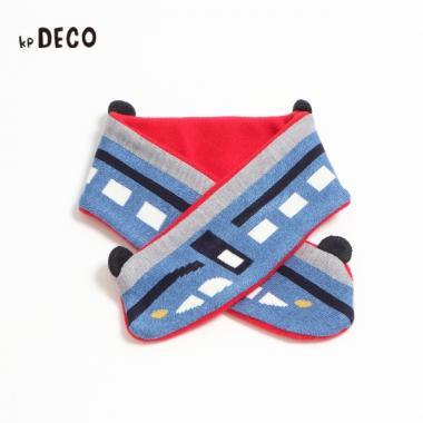 KPDECO 電車圖案圍巾（S～M）