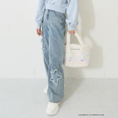 《三麗歐》刺繡牛仔褲