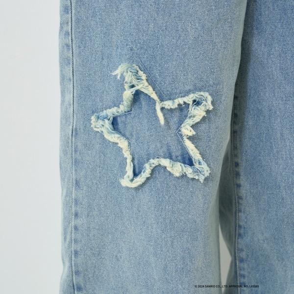 《三麗歐》刺繡牛仔褲