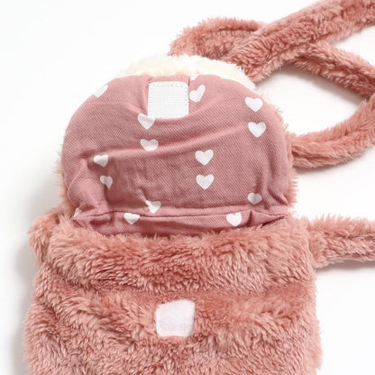 KPDECO mimi裝飾長絨抓絨單肩包（Free）