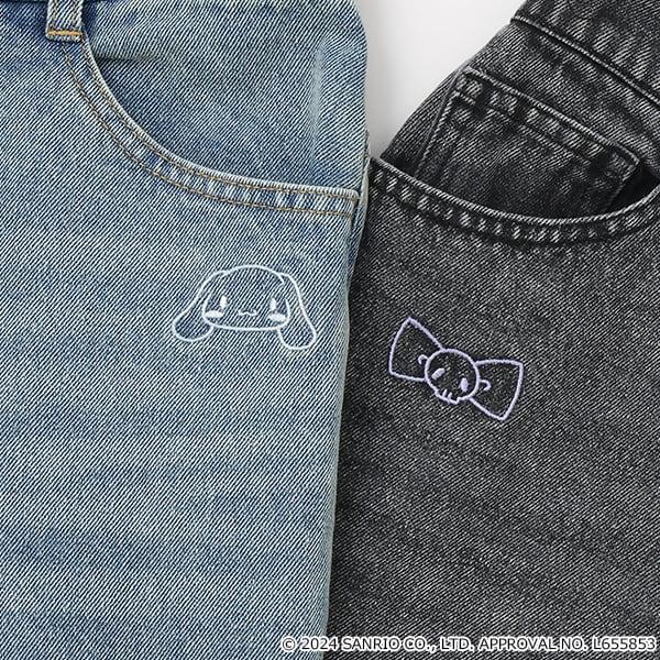 《三麗歐》刺繡牛仔褲