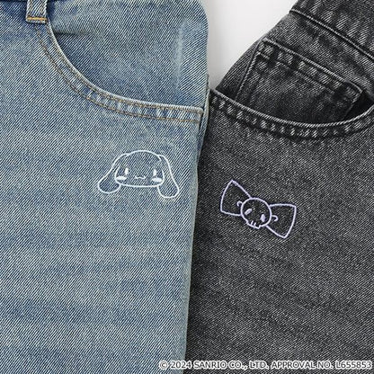 《三麗歐》刺繡牛仔褲