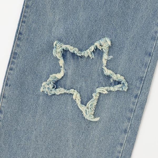 《三麗歐》刺繡牛仔褲