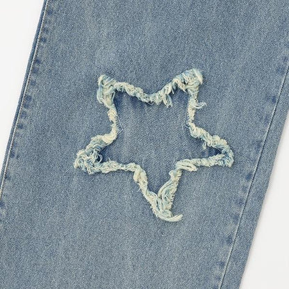 《三麗歐》刺繡牛仔褲