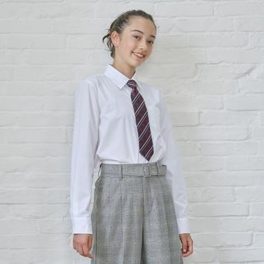 *【不易起皺】方領襯衫