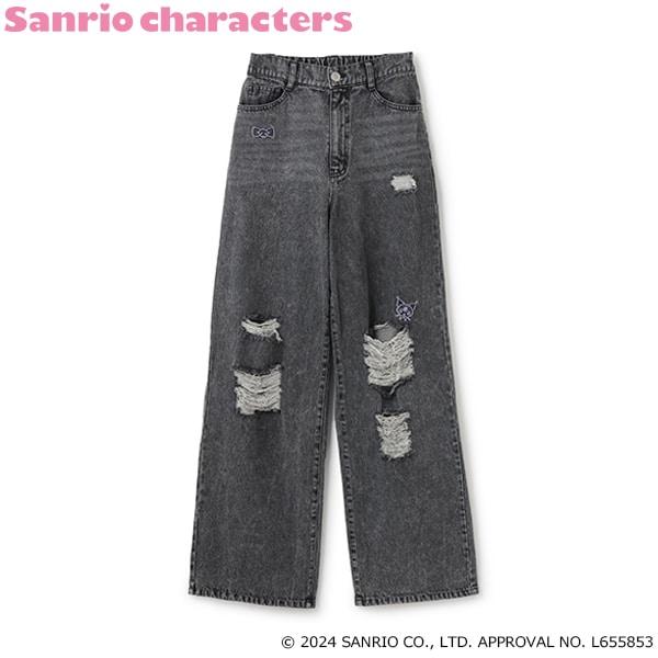 《三麗歐》刺繡牛仔褲