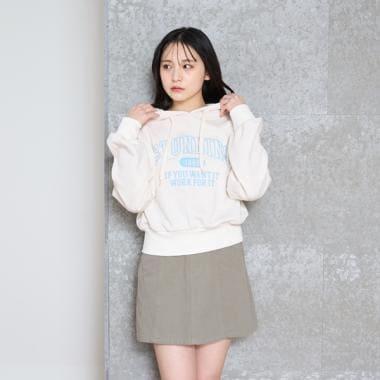 【GOODPRICE】學院風簡約連帽衛衣