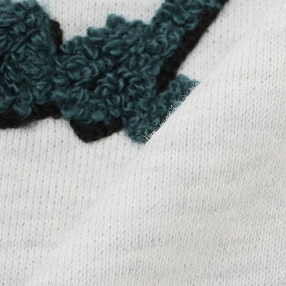 滿版logo刺繡寬鬆衛衣